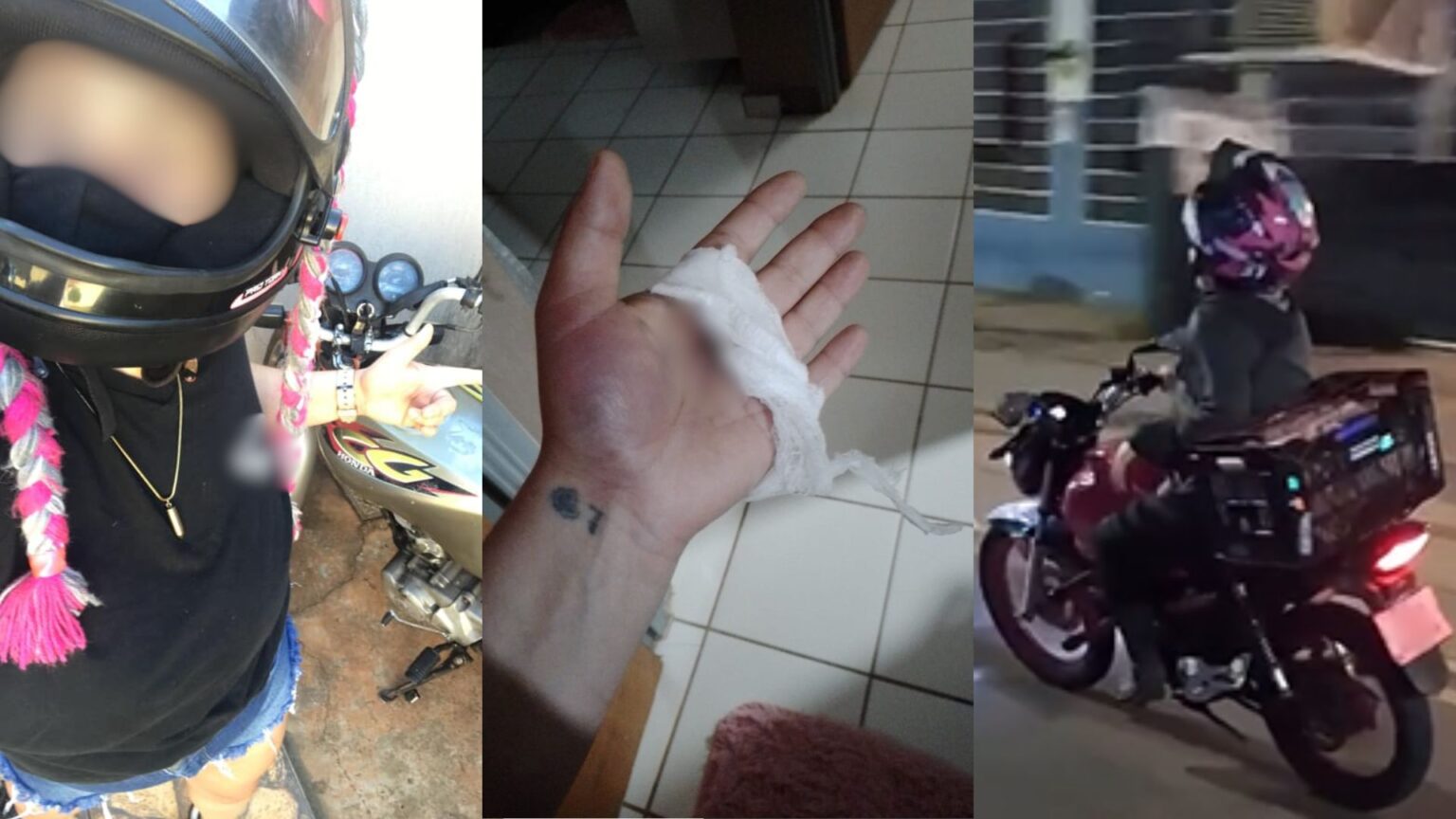 Revelação de Deus termina em facada: motogirl é atacada após acusar mulher de adultério
