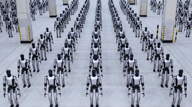 China faz a primeira entrega em massa de robôs humanoides para fábricas