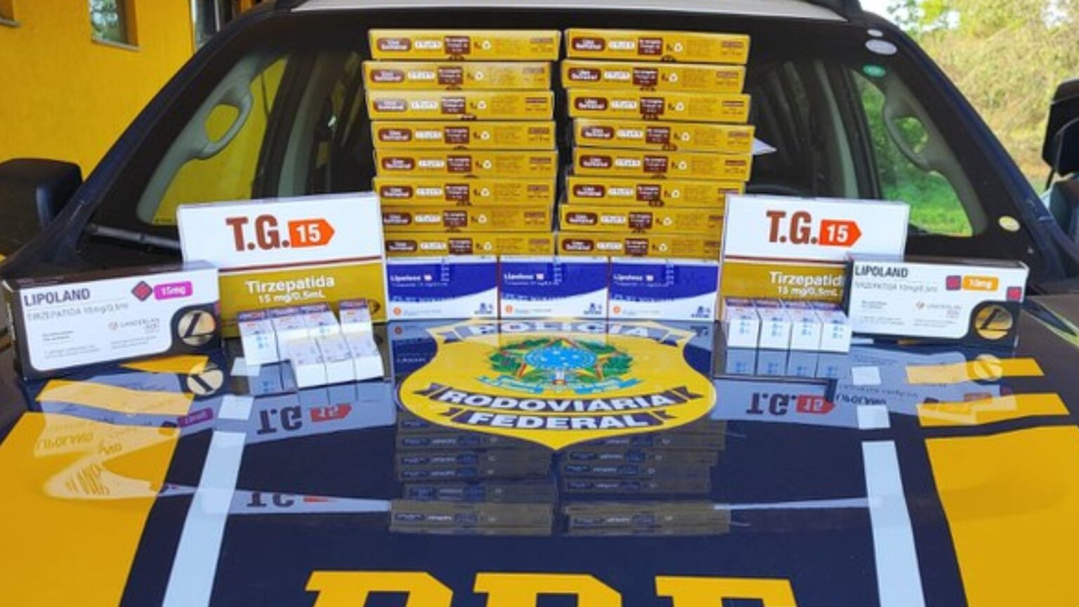 127 frascos de remédios para emagrecer são interceptados pela PRF