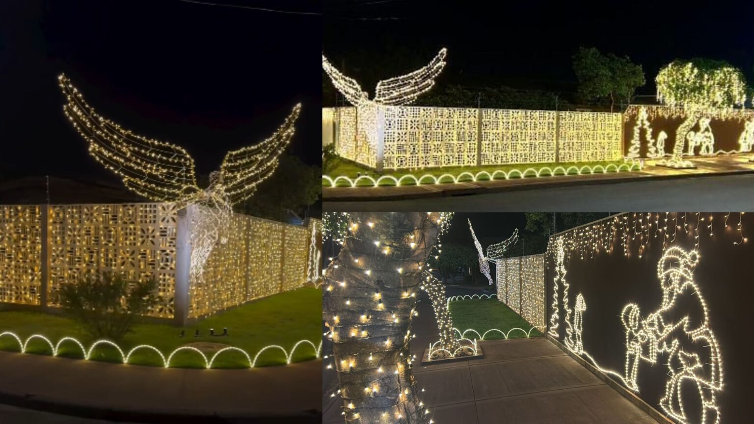 Decoração natalina em Naviraí impressiona e conquista internautas