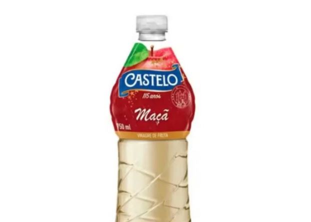Lote de vinagre de maçã da Castelo está sendo recolhido; entenda
