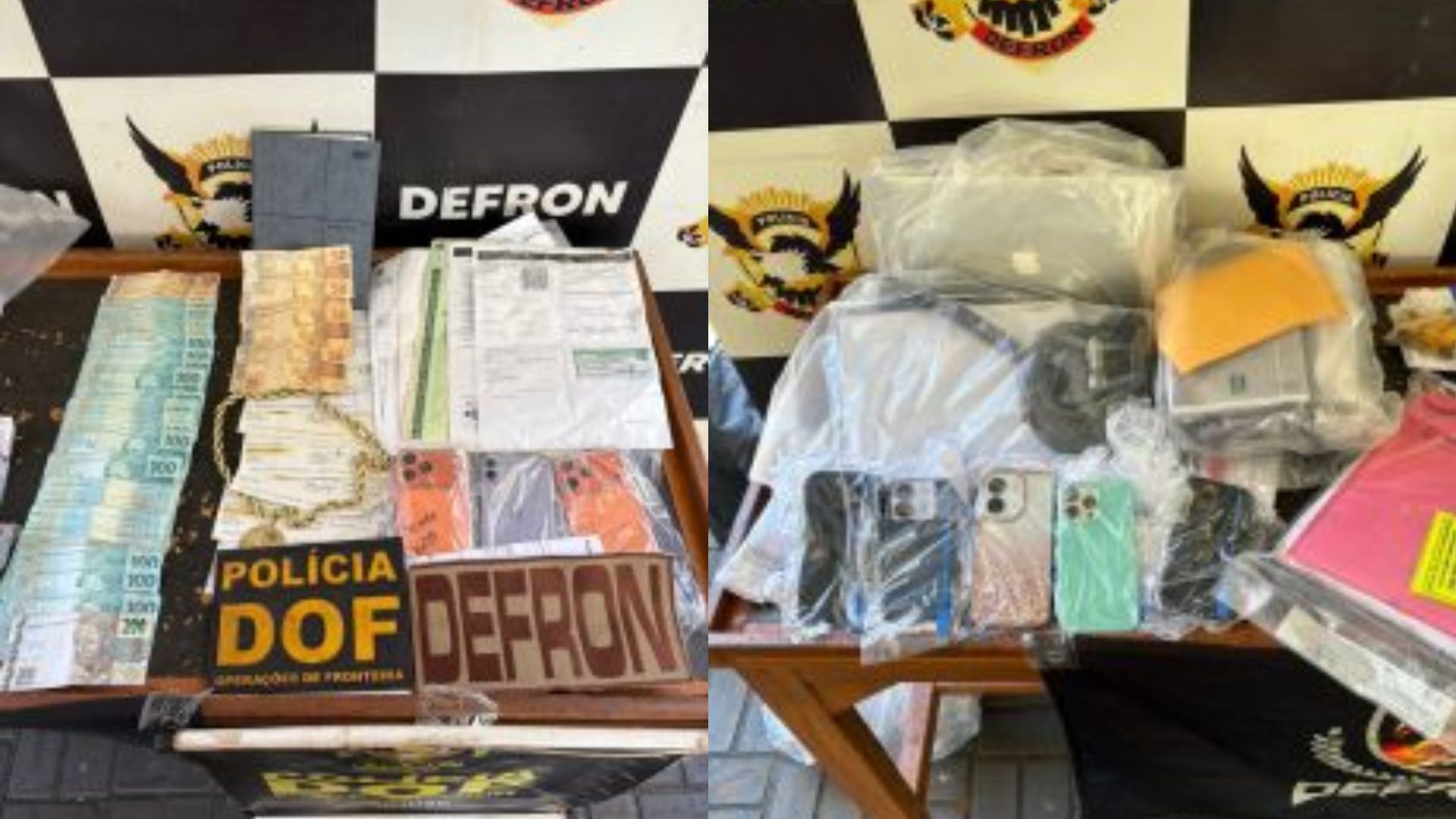 Operação policial em MS e RO resulta em prisões, apreensões e possível homicídio