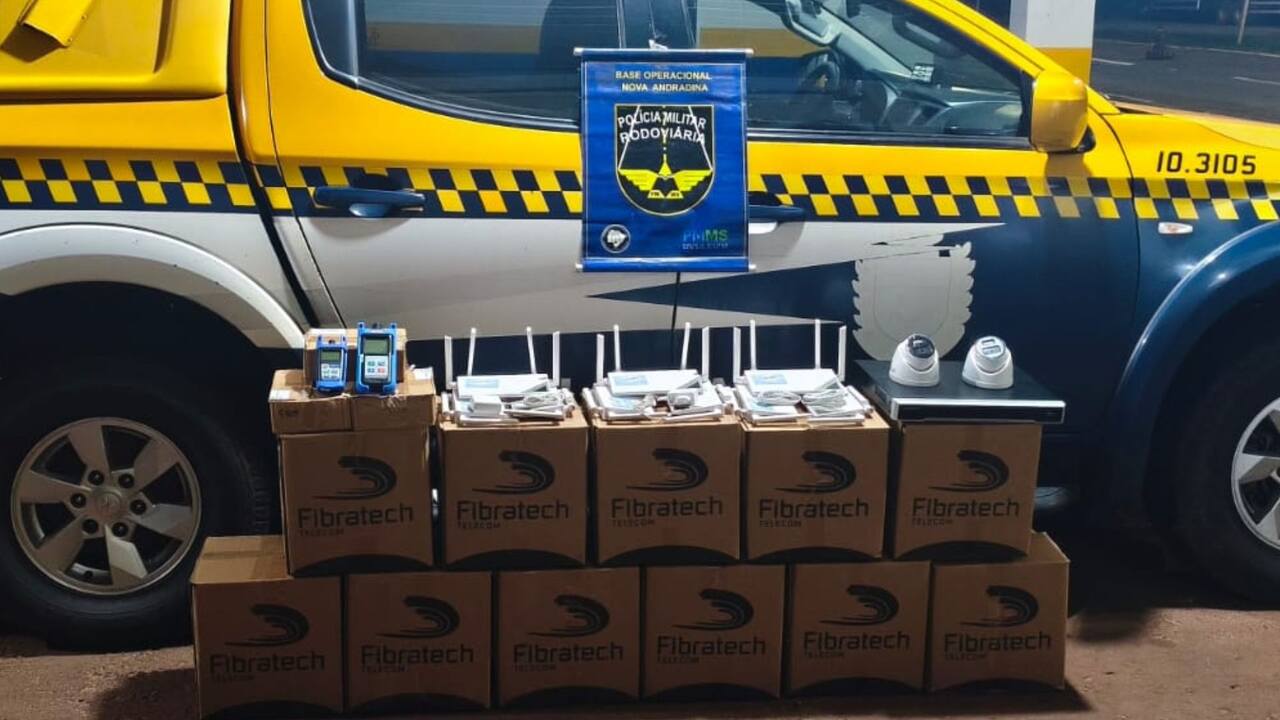 Polícia apreende R$ 33,5 mil em produtos contrabandeados na MS-276