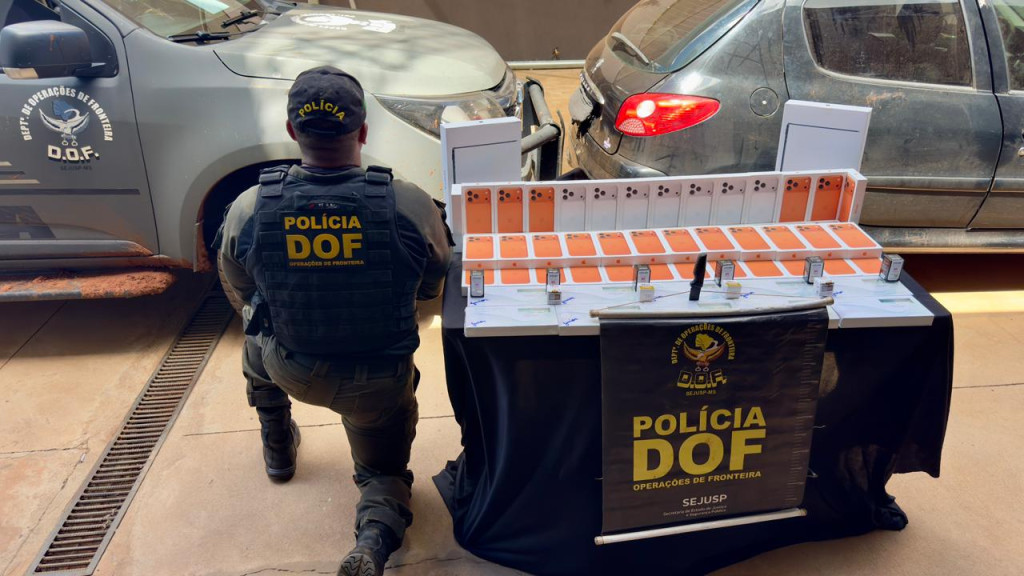 Casal é preso com R$550 mil em produtos contrabandeados em Ponta Porã