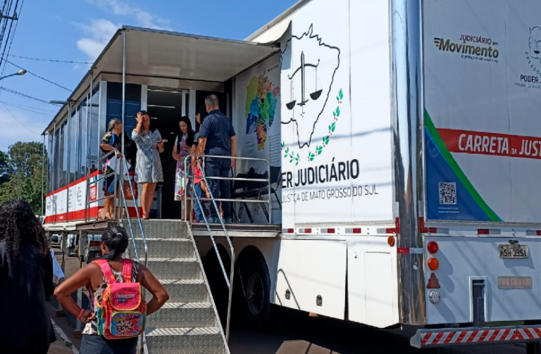 Carreta da Justiça percorre Mato Grosso do Sul oferecendo serviços gratuitos