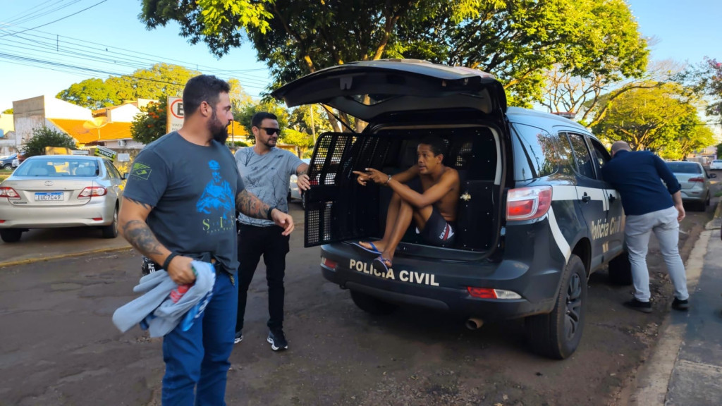 Homem com histórico extenso de crimes é detido no Jardim Itália