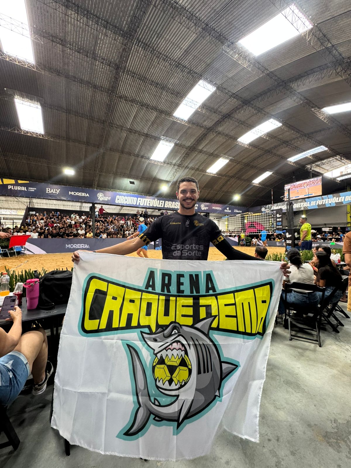 Atleta de Dourados se destaca em competições estaduais e nacionais de futevôlei