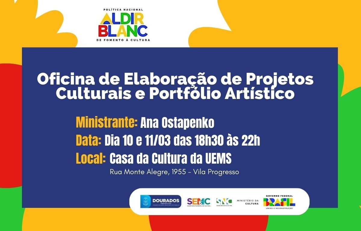 Prefeitura realiza oficina para orientar classe cultural sobre elaboração de projetos 