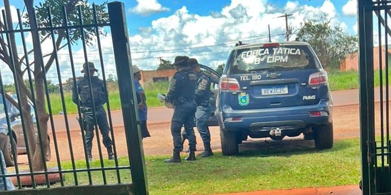 PM prende foragido durante atendimento em posto de saúde em Sidrolândia