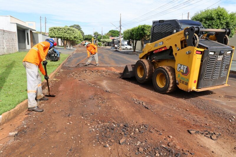 Prefeitura avança com operação tapa-buracos no Jardim Maracanã e mais 4 bairros 