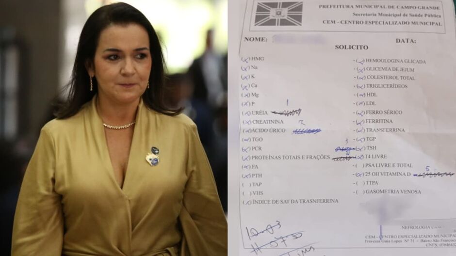 Aposentada faz empréstimo para pagar exames após falta de materiais na rede pública em Campo Grande