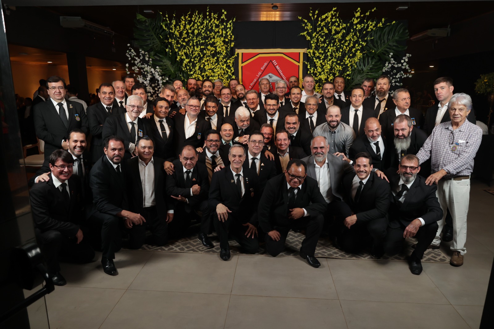 Loja Maçônica III Millenium nº 21 celebra Jubileu de Prata em solenidade no Clube Indaiá 