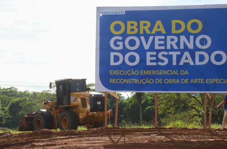 Governo de MS apoia obra emergencial e vai construir nova ponte de concreto sobre Rio do Peixe