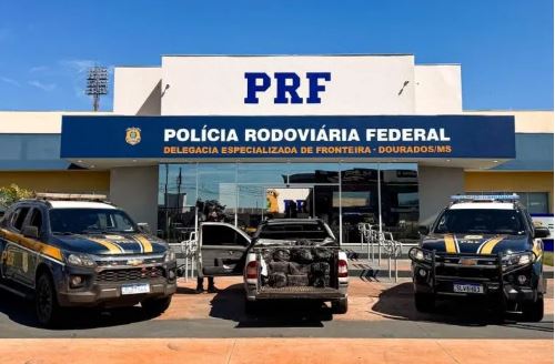 Tentativa de fuga termina com prisão e apreensão de mais de 700 kg de drogas em Dourados 